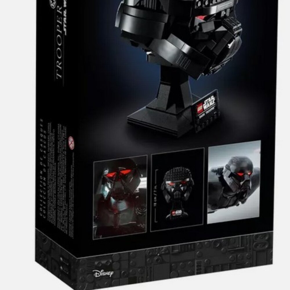 New Sealed Lego Star Wars Dark Trooper Helmet Retired & Collectible Set 75343 - Picture 4 of 10